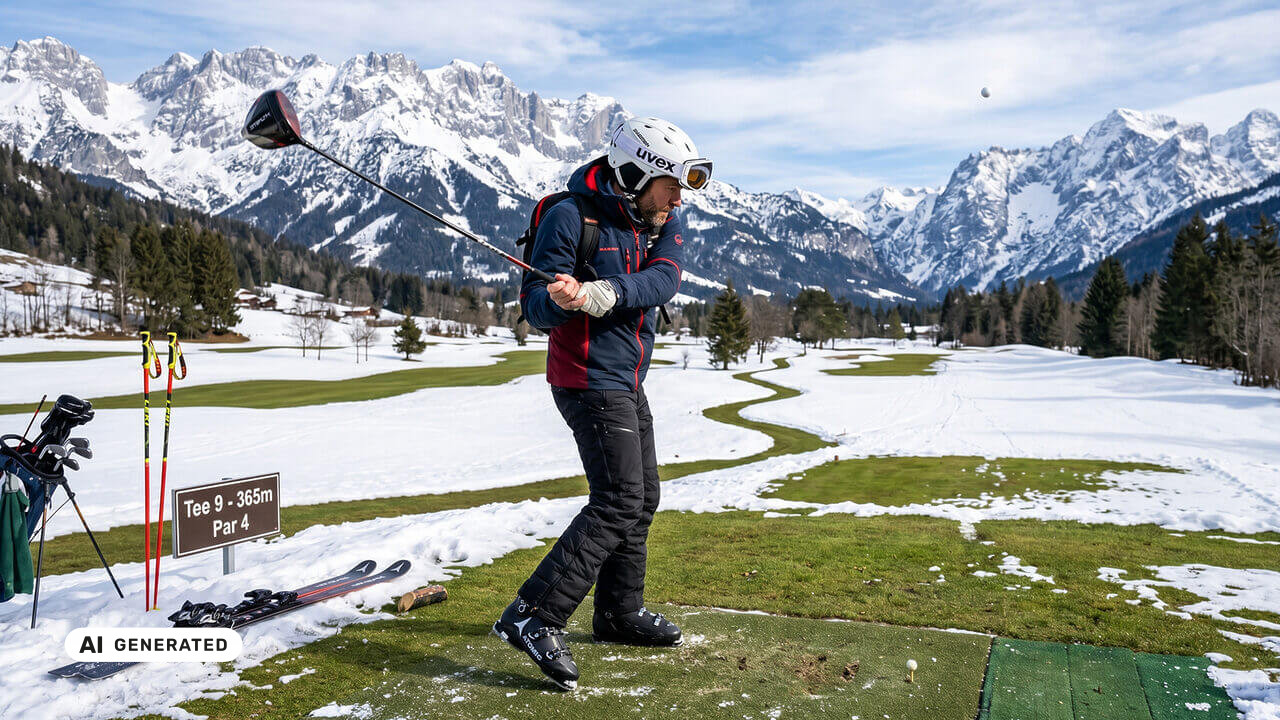 Golftraining im Winter: So übst du Golf, wenn der Platz geschlossen ist